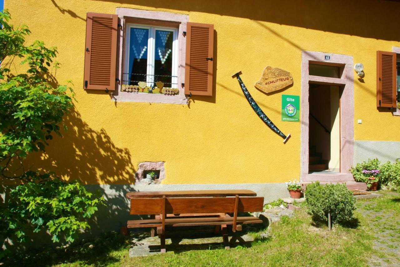 Gite Schlitteur Et Sapiniere Breitenbach Buitenkant foto